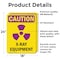Signmission Radiation & Laser Sign, 24 in H x 18 in W, Vinyl Decal, Rectangle OS-2PACK-CR-D-1824-V-10282 - alternate 3